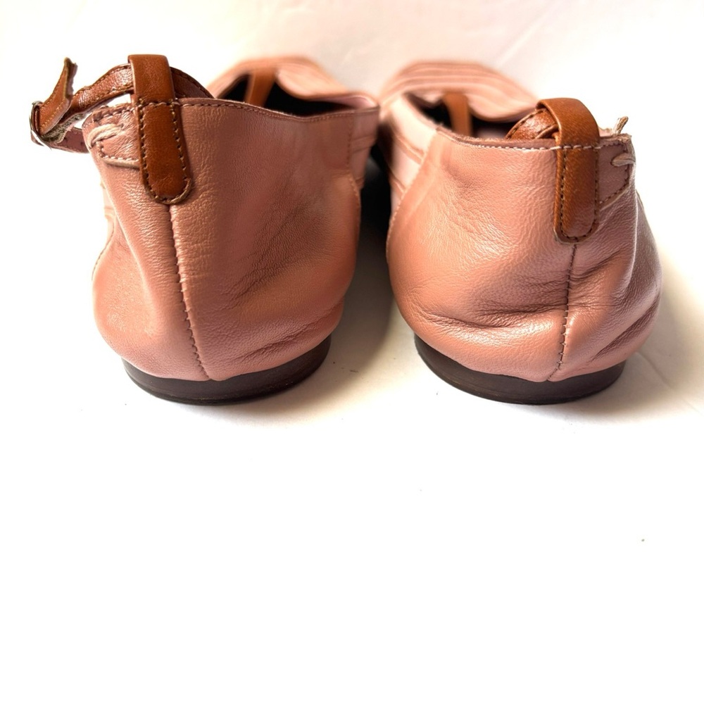 Eileen Shields MARY T-Strap Nappa Dusty Pink/Blush/flats shoes SZ EU 40 US 9-9.5 - Picture 9 of 11
